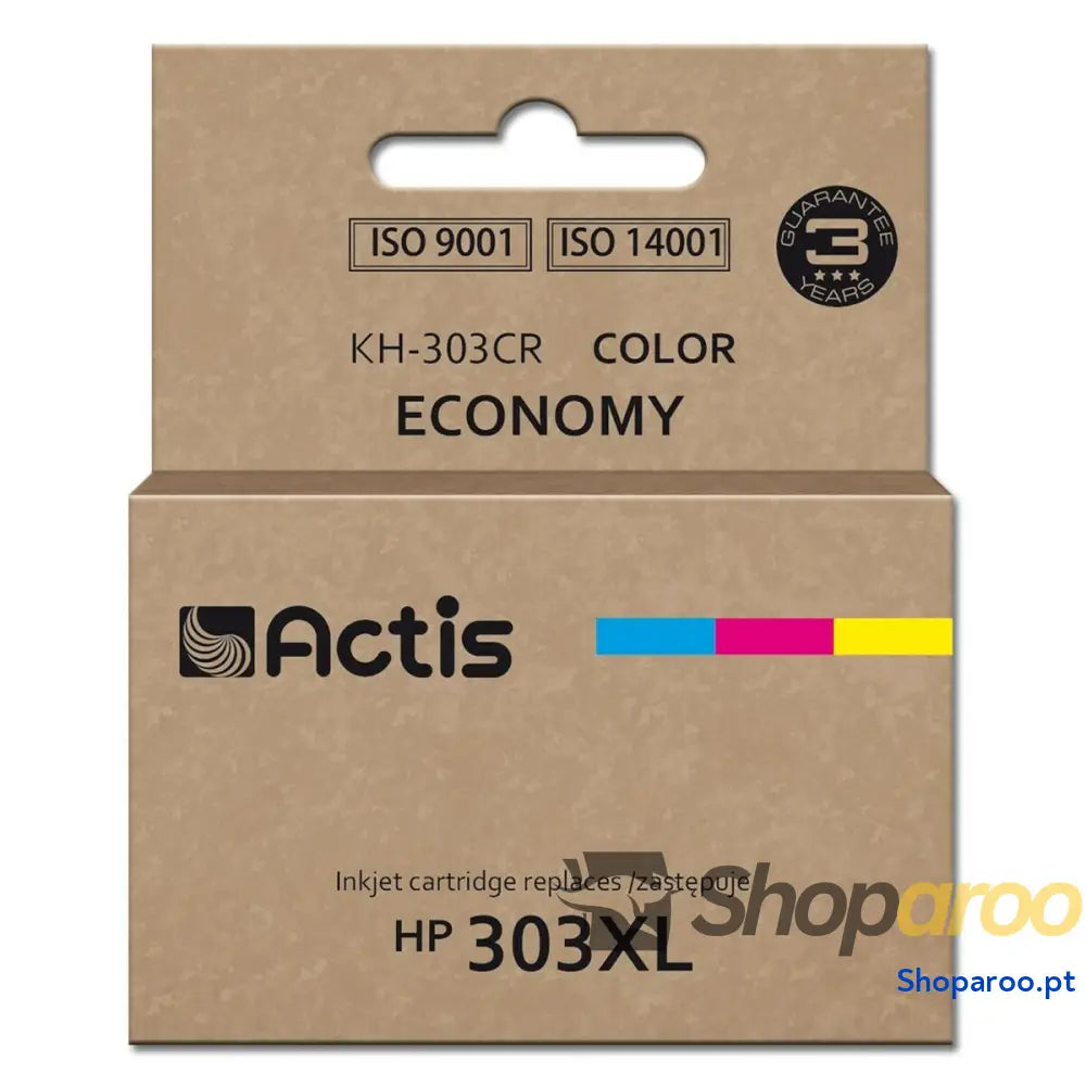 Cartuchos sobresselentes Actis KH-303CR Amarelo Ciano Magenta Ciano/Magenta/Amarelo