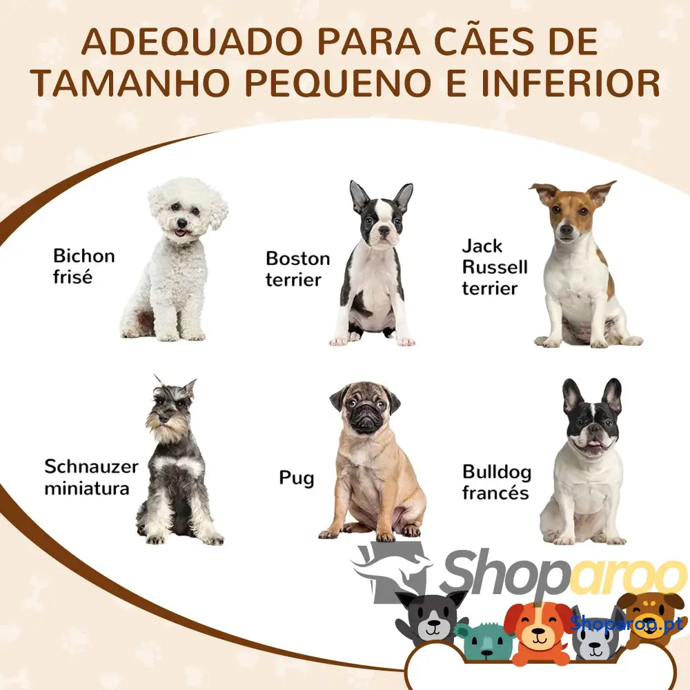 Casa de madeira para cães com porta e desenhos modernos 69x50x58,5cm