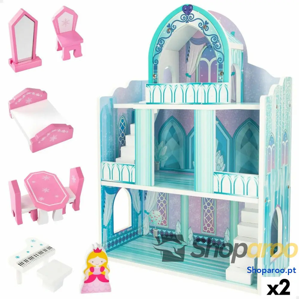 Casa de Miniatura Woomax 9 Peças 2 Unidades 37 x 53,5 x 15 cm