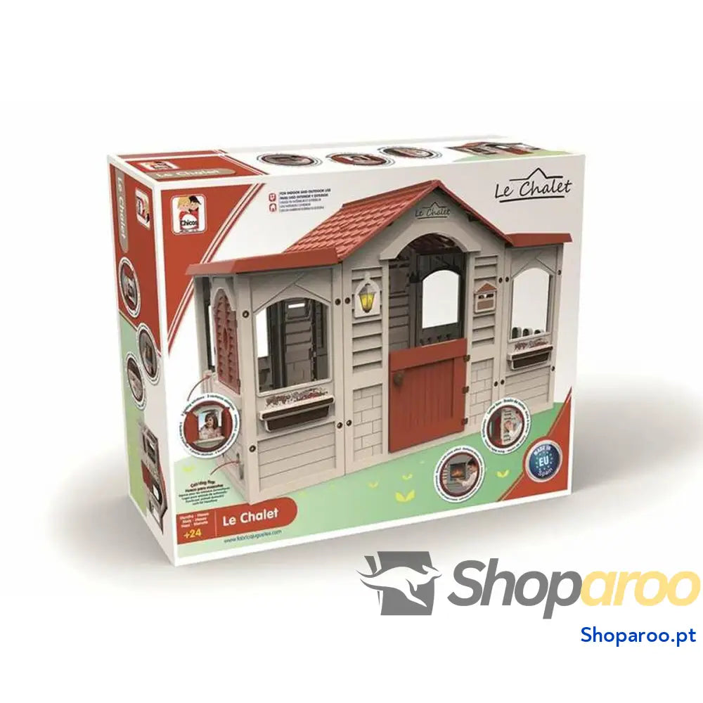 Casa Infantil de Brincar Chicos Le Chalet 156 x 103 104 cm