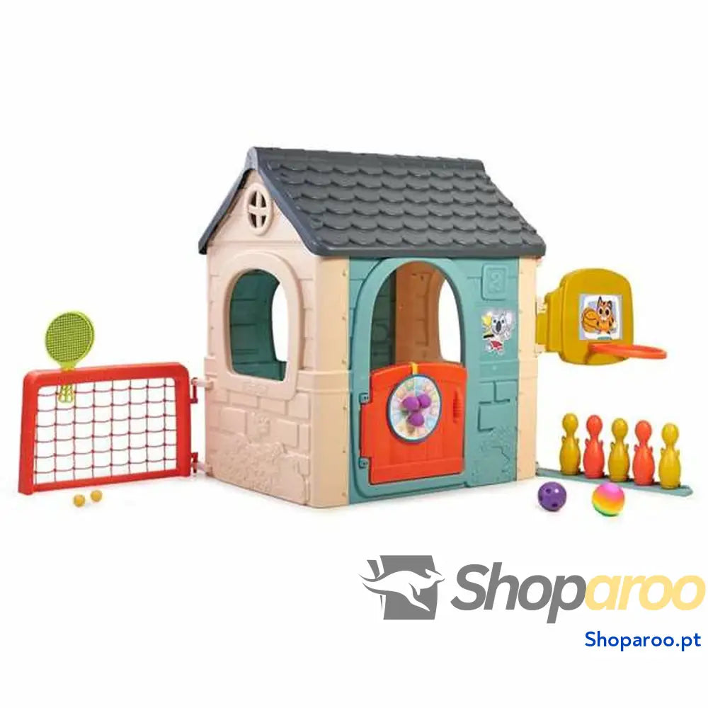 Casa Infantil de Brincar Feber Casual 6 Activities 232 x 124 138 cm