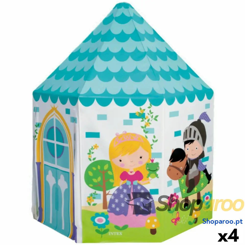 Casa Infantil de Brincar Intex Princesa 104 x 130 cm (4 Unidades)