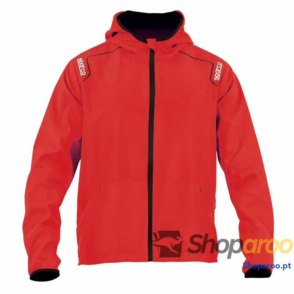 Casaco Corta-Vento Sparco S02405RS4XL Vermelho Tamanho XL
