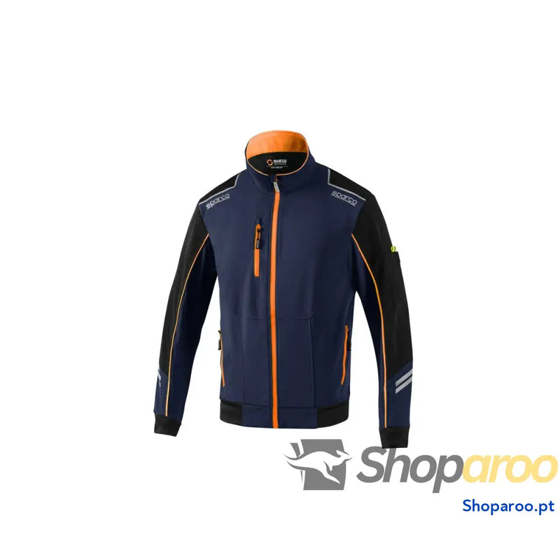 Casaco de Desporto para Homem Sparco Tech TW Azul Laranja Azul escuro
