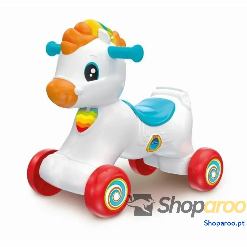 Cavalo de Baloiço Clementoni Rocking horse and wheels (FR)