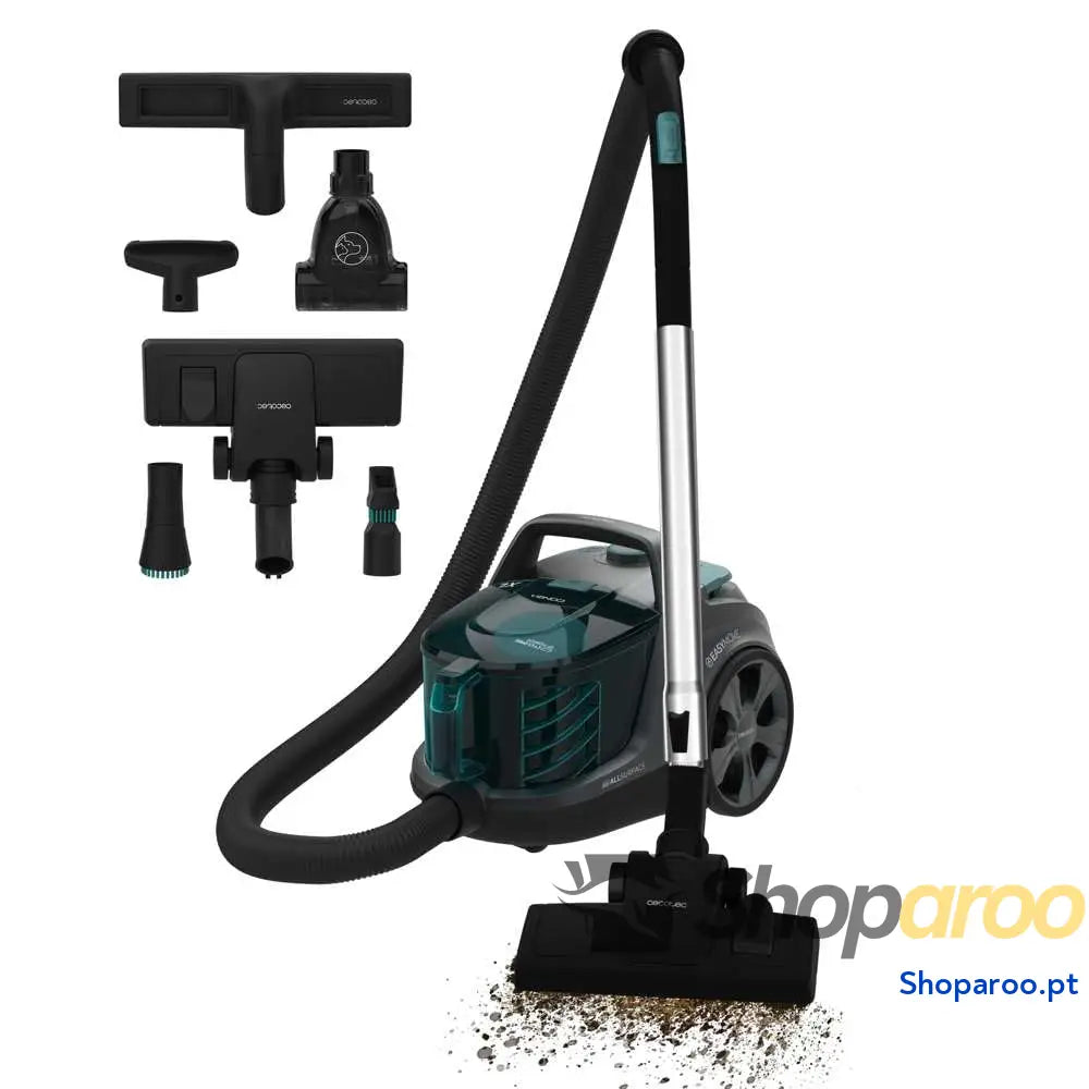 Cecotec Aspirador de trenó sem saco Conga Rockstar Multicyclonic XXL. 800 W multiciclónico 20 kPa capacidade 4 l