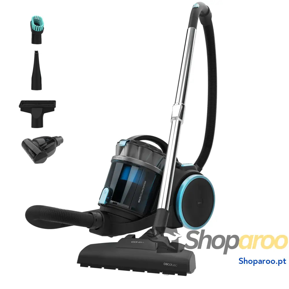 Cecotec Aspirador de trenó sem saco Conga Rockstar Multicyclonic XXL. 800 W multiciclónico 20 kPa capacidade 4 l