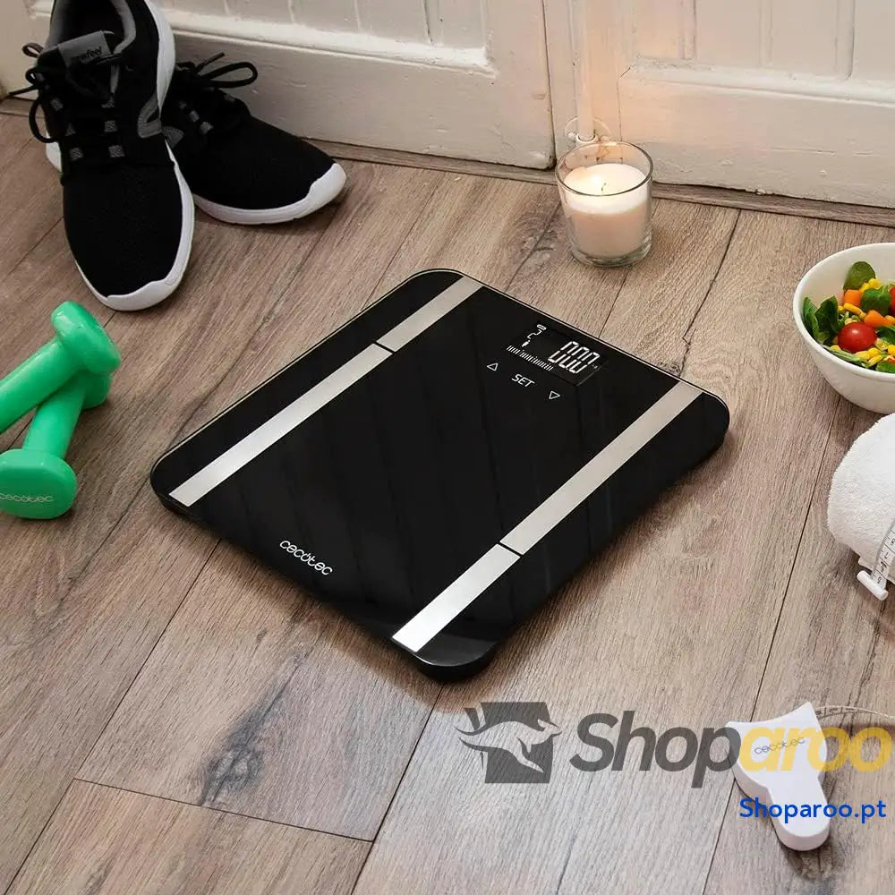 Cecotec Balança de casa banho digital Surface Precision 9450 Full Healthy. Alta precisão plataforma vidro temperado