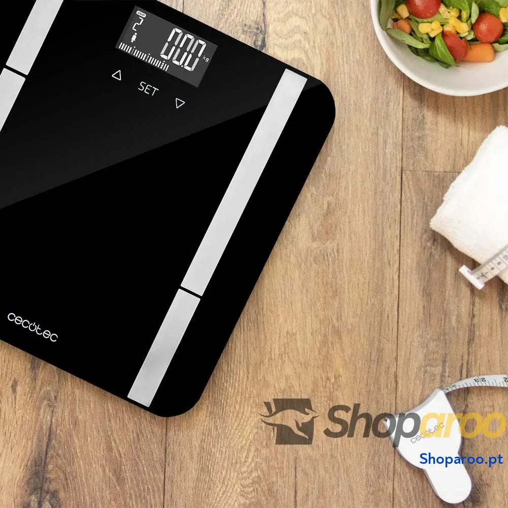 Balança Cecotec com vidro temperado e ecrã LCD alta precisão 180 kg