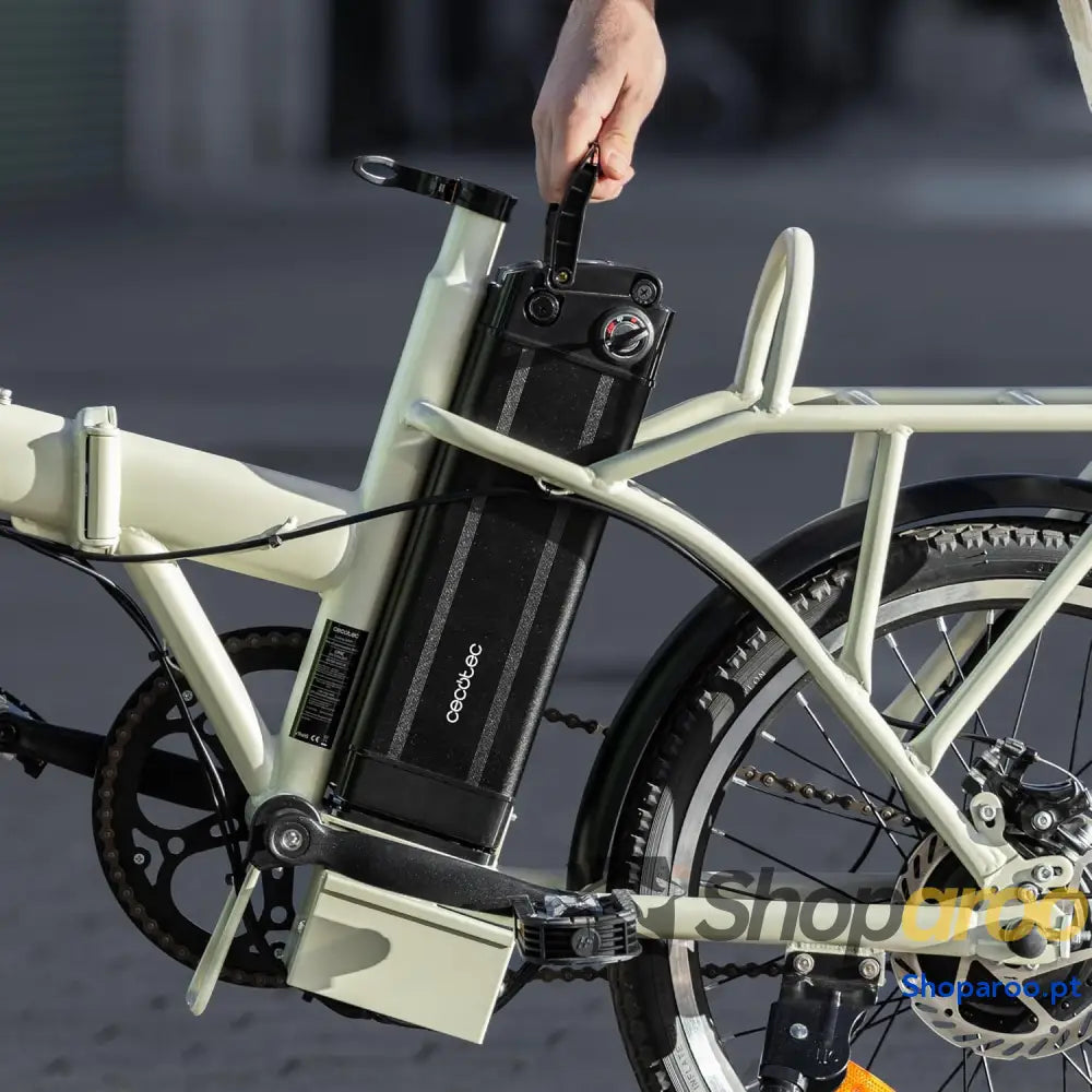 Cecotec Bicicleta Eléctrica de Ciudad Rodas 28’’ até 70 90 Km autonomia Quadro em alumínio Suspensão dianteira Mudanças