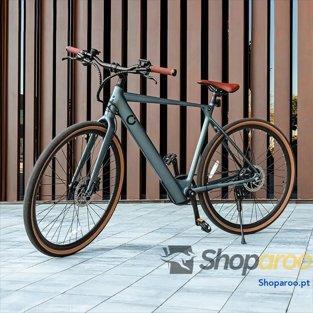 Cecotec Bicicleta Eléctrica de Ciudad Rodas 28’’ até 70 90 Km autonomia Quadro em alumínio Suspensão dianteira Mudanças