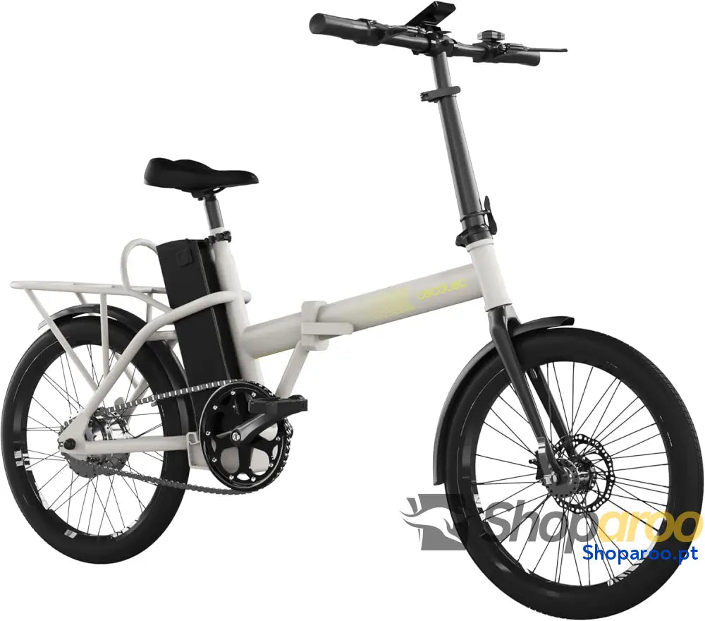 Cecotec Bicicleta Eléctrica de Ciudad Rodas 28’’ até 70 90 Km autonomia Quadro em alumínio Suspensão dianteira Mudanças