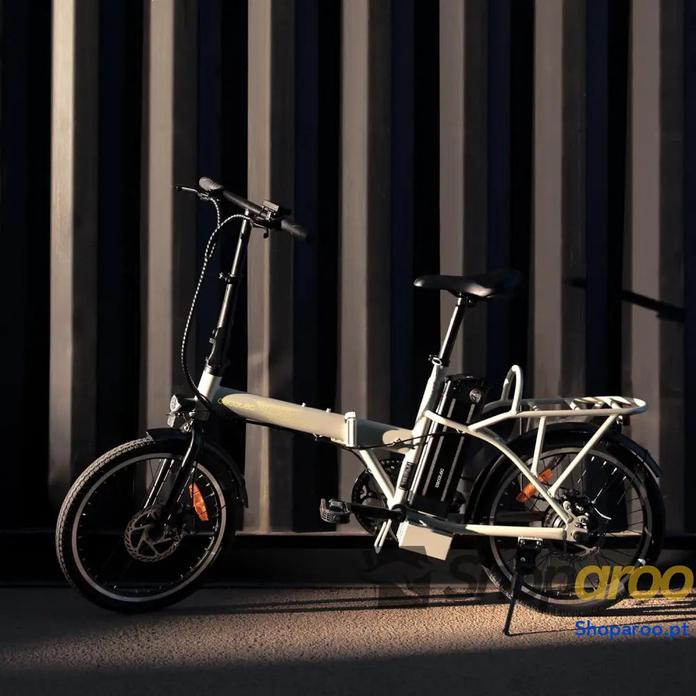 Cecotec Bicicleta Eléctrica de Ciudad Rodas 28’’ até 70 90 Km autonomia Quadro em alumínio Suspensão dianteira Mudanças