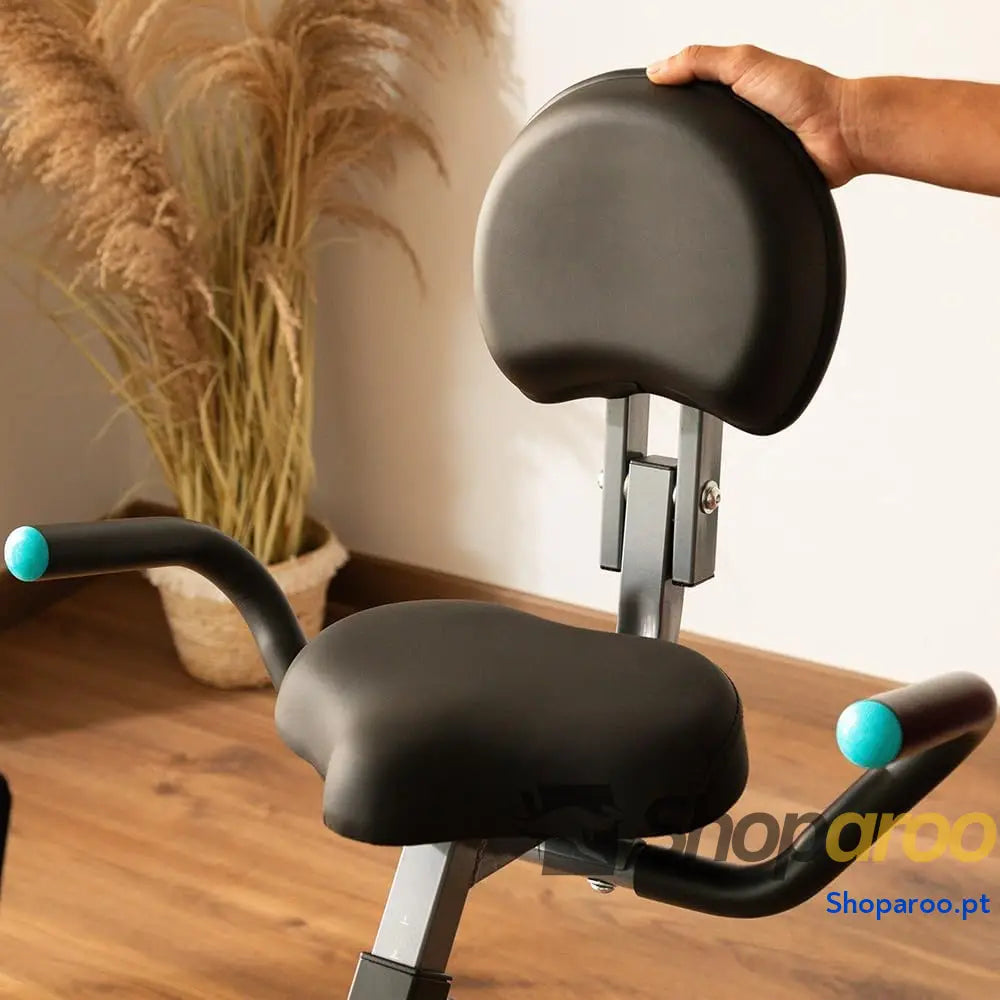 Cecotec Bicicleta estática dobrável com encosto volante de energia 3 kg X Bike 3000 Neo Pro ecrã LCD resistência