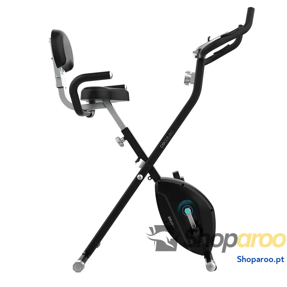Cecotec Bicicleta estática dobrável com encosto volante de energia 3 kg X Bike 3000 Neo Pro ecrã LCD resistência