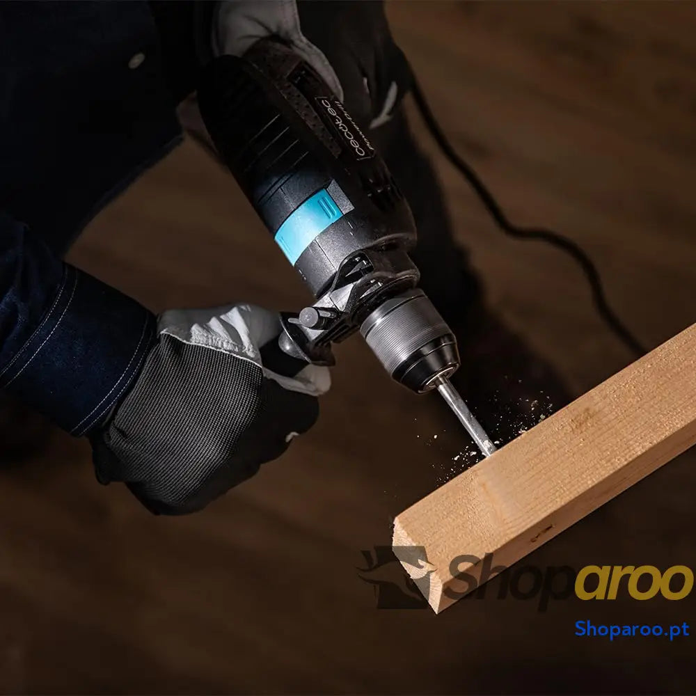 Cecotec Broca elétrica com percussão PowerDrill 850 EasyAdjust. W 46 000 impactos por minuto 4800 rpm cabo extralongo