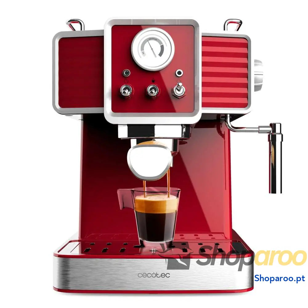 Cecotec Cafeteira Express Power Espresso 20 Tradizionale Light Green. 1350 W expresso e CappuTYYKL não barras