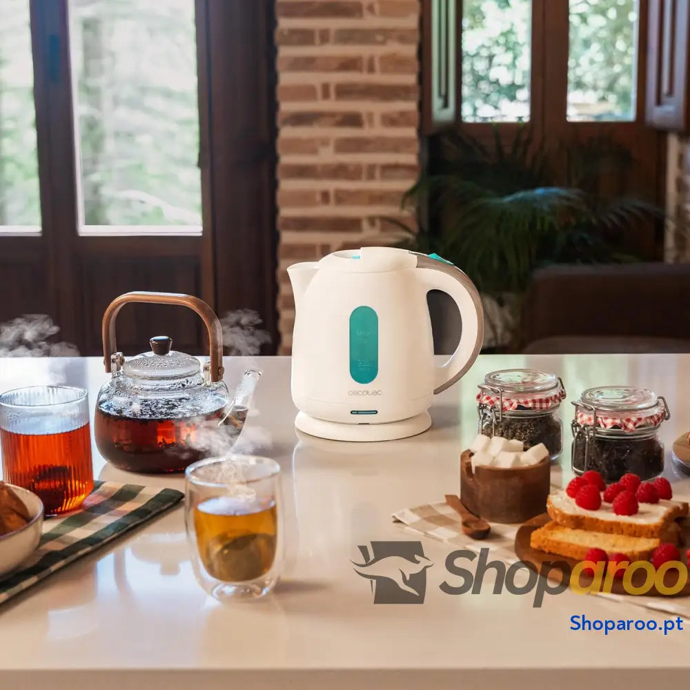Chaleira Cecotec Thermosense 140 White 1L com Aquecimento Rápido e Filtro Antical