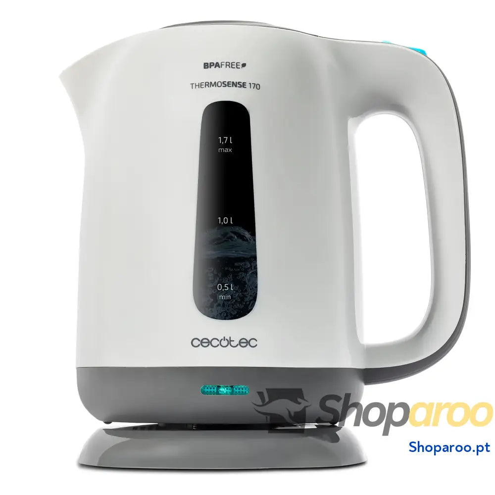 Chaleira Cecotec Thermosense 140 White 1L com Aquecimento Rápido e Filtro Antical
