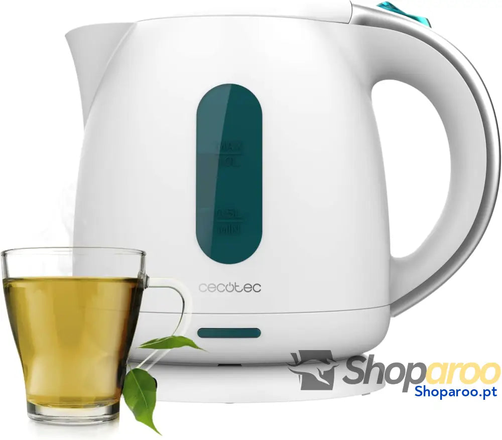 Chaleira Cecotec Thermosense 140 White 1L com Aquecimento Rápido e Filtro Antical