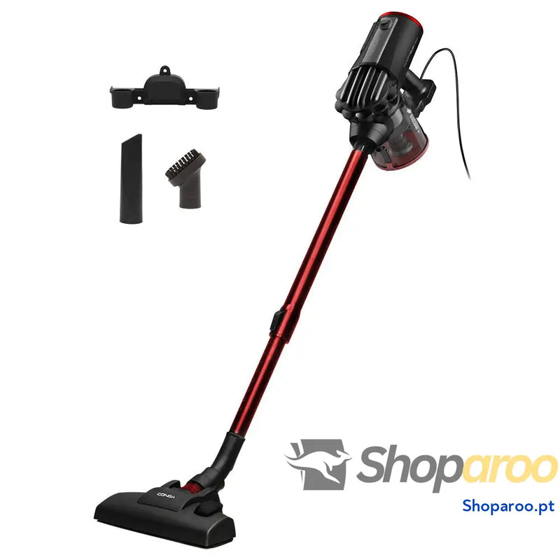 Cecotec Conga ThunderBrush Aspirador vertical de mão 360º 2 em 1 vassoura e aspirador tecnologia ciclónica filtro HEPA