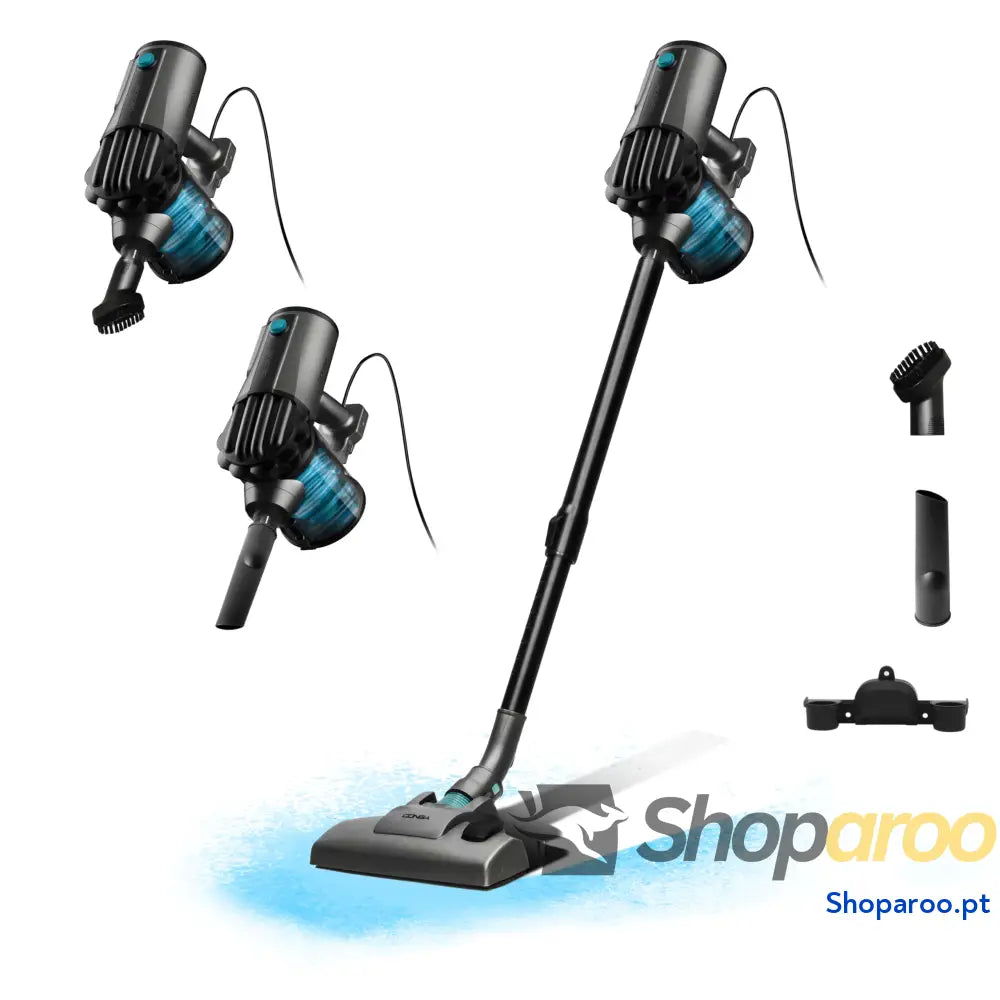 Cecotec Conga ThunderBrush Aspirador vertical de mão 360º 2 em 1 vassoura e aspirador tecnologia ciclónica filtro HEPA