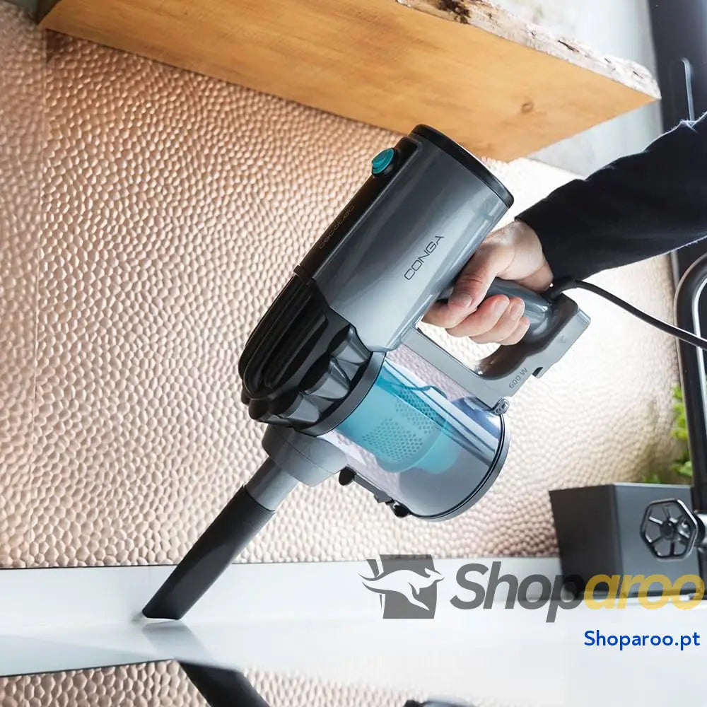 Cecotec Conga ThunderBrush Aspirador vertical de mão 360º 2 em 1 vassoura e aspirador tecnologia ciclónica filtro HEPA