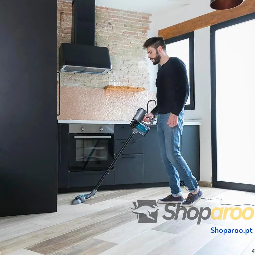 Cecotec Conga ThunderBrush Aspirador vertical de mão 360º 2 em 1 vassoura e aspirador tecnologia ciclónica filtro HEPA