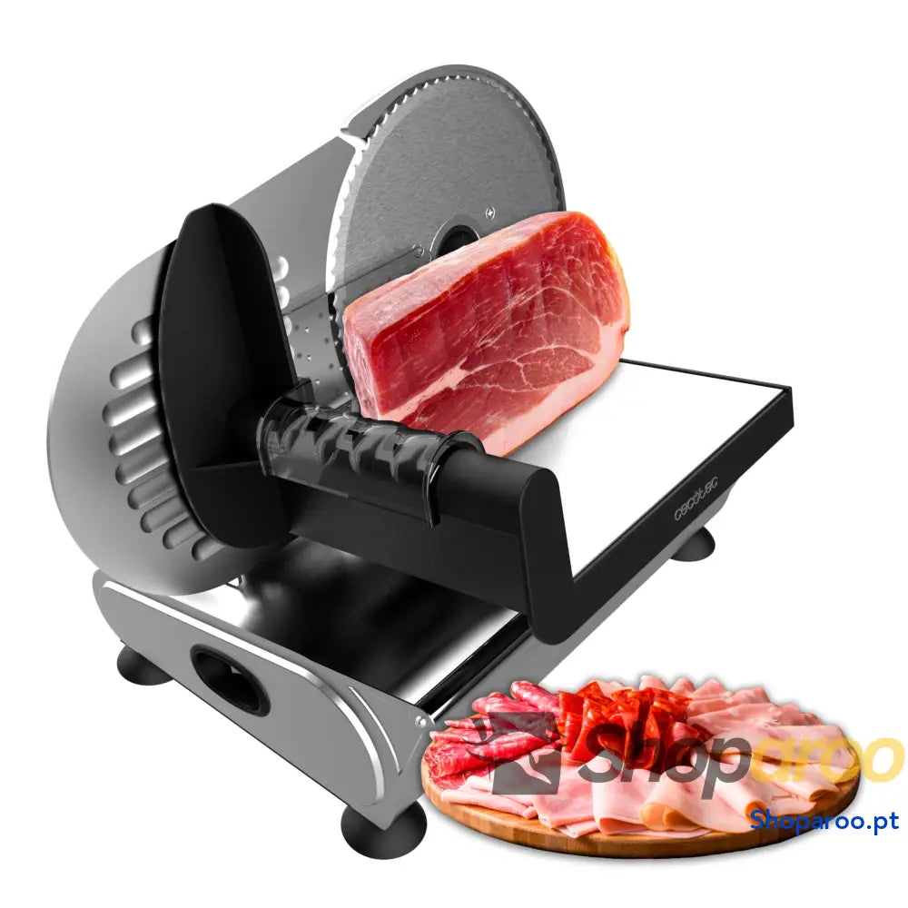 Cecotec Fiambreira Rock’nCut Shuriken. 150 W disco removível de 17 cm diâmetro alimentos diferentes ajuste gradual a 15