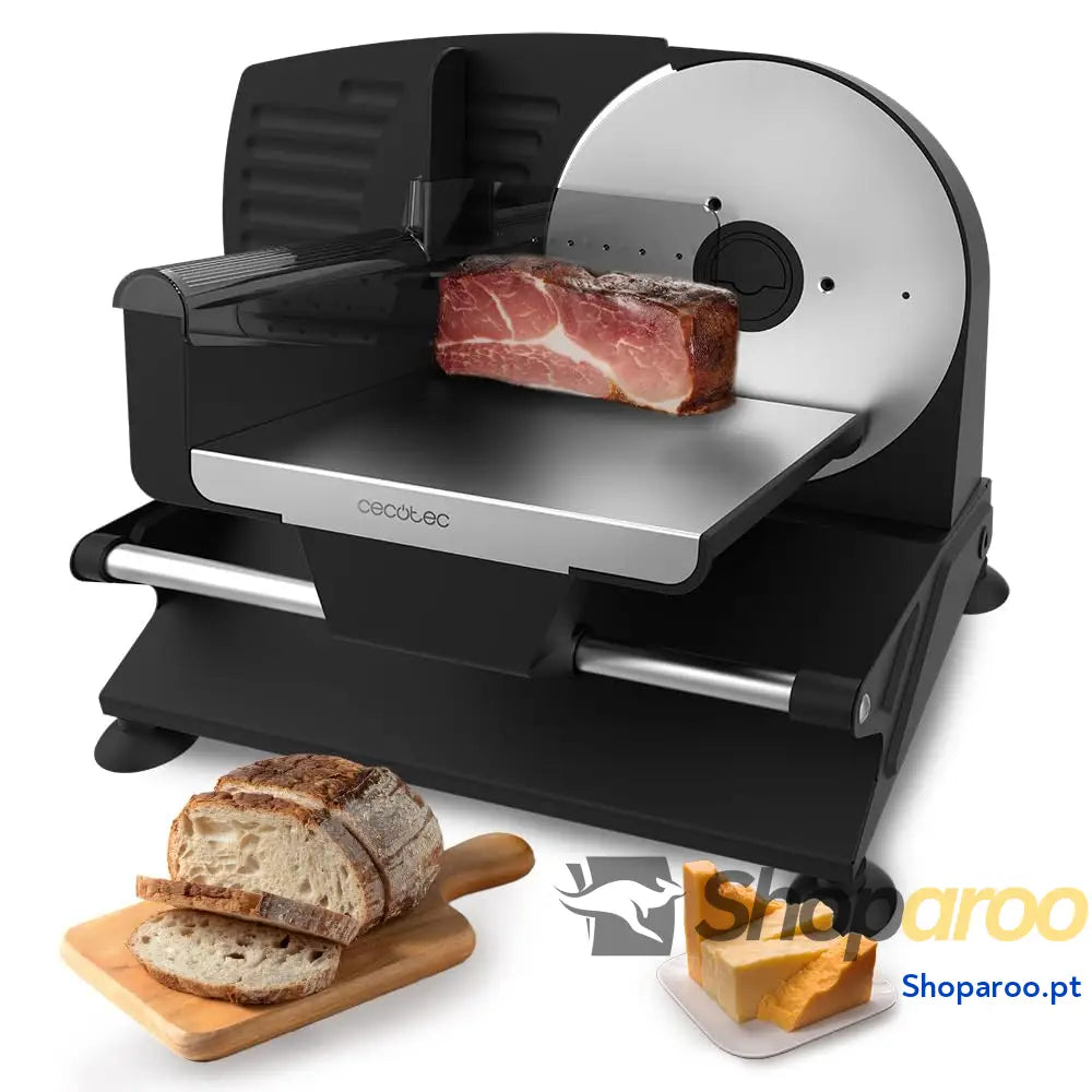 Cecotec Fiambreira Rock’nCut Shuriken. 150 W disco removível de 17 cm diâmetro alimentos diferentes ajuste gradual a 15