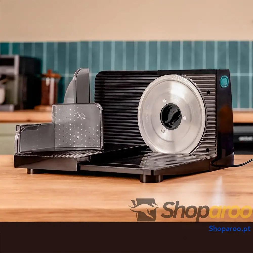 Cecotec Fiambreira Rock’nCut Shuriken. 150 W disco removível de 17 cm diâmetro alimentos diferentes ajuste gradual a 15
