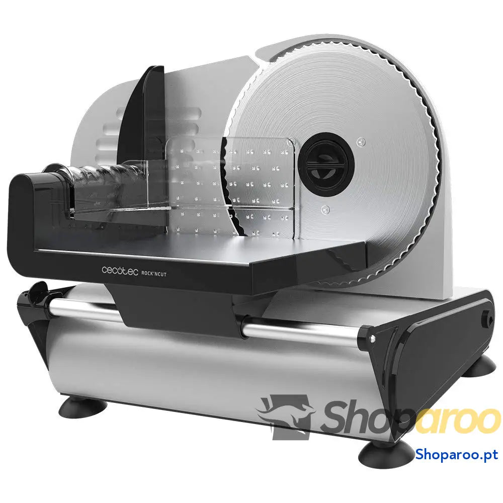 Cecotec Fiambreira Rock’nCut Shuriken. 150 W disco removível de 17 cm diâmetro alimentos diferentes ajuste gradual a 15