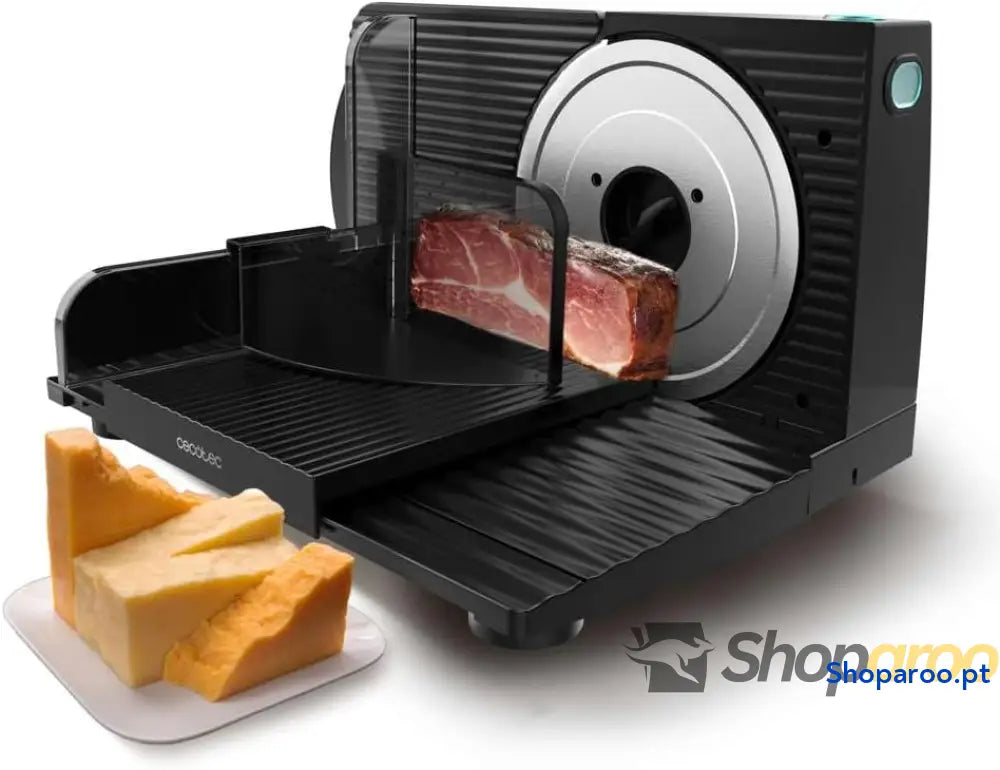 Cecotec Fiambreira Rock’nCut Shuriken. 150 W disco removível de 17 cm diâmetro alimentos diferentes ajuste gradual a 15