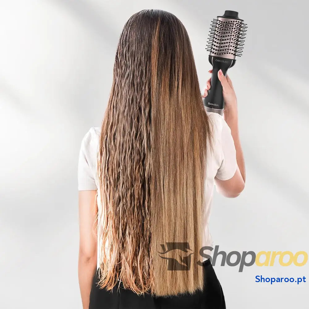 Escova Volumizadora Bamba Cecotec CeramicCare Exclusivo com Revestimento Cerâmico 1200W