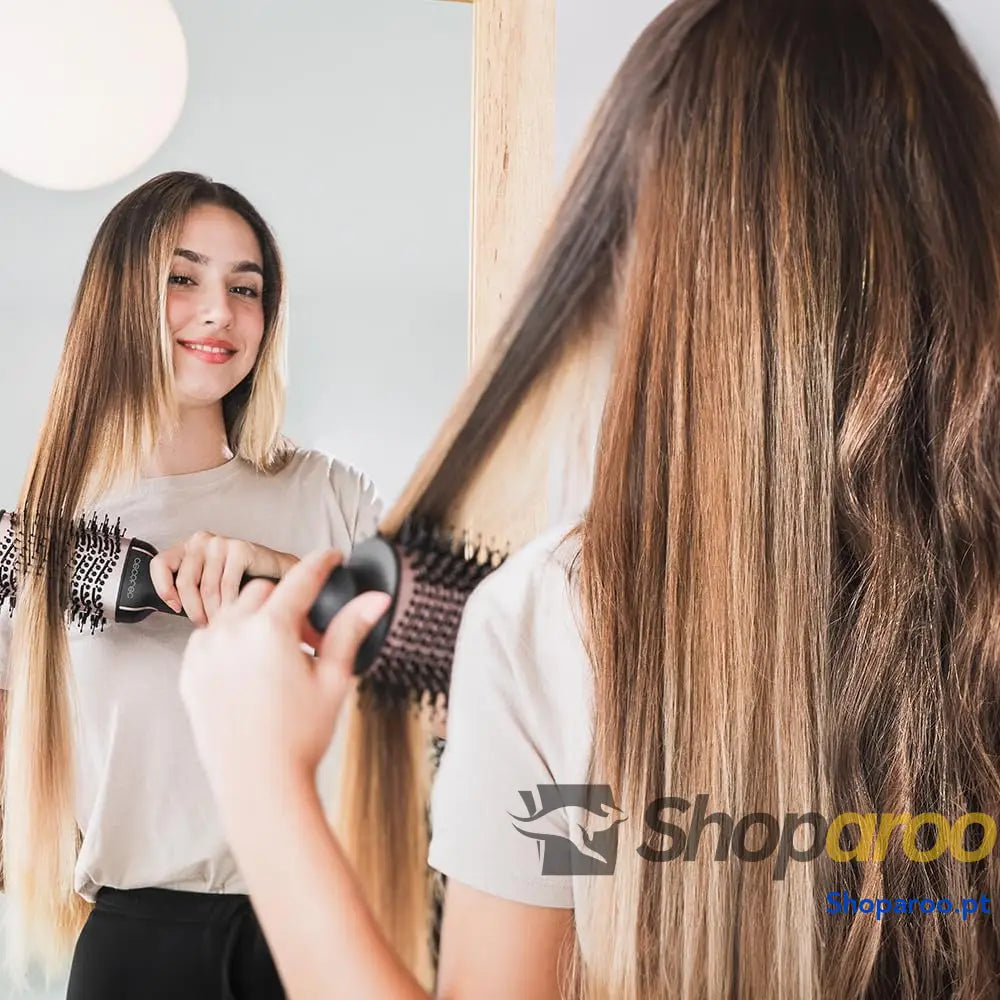 Escova Volumizadora Bamba Cecotec CeramicCare Exclusivo com Revestimento Cerâmico 1200W