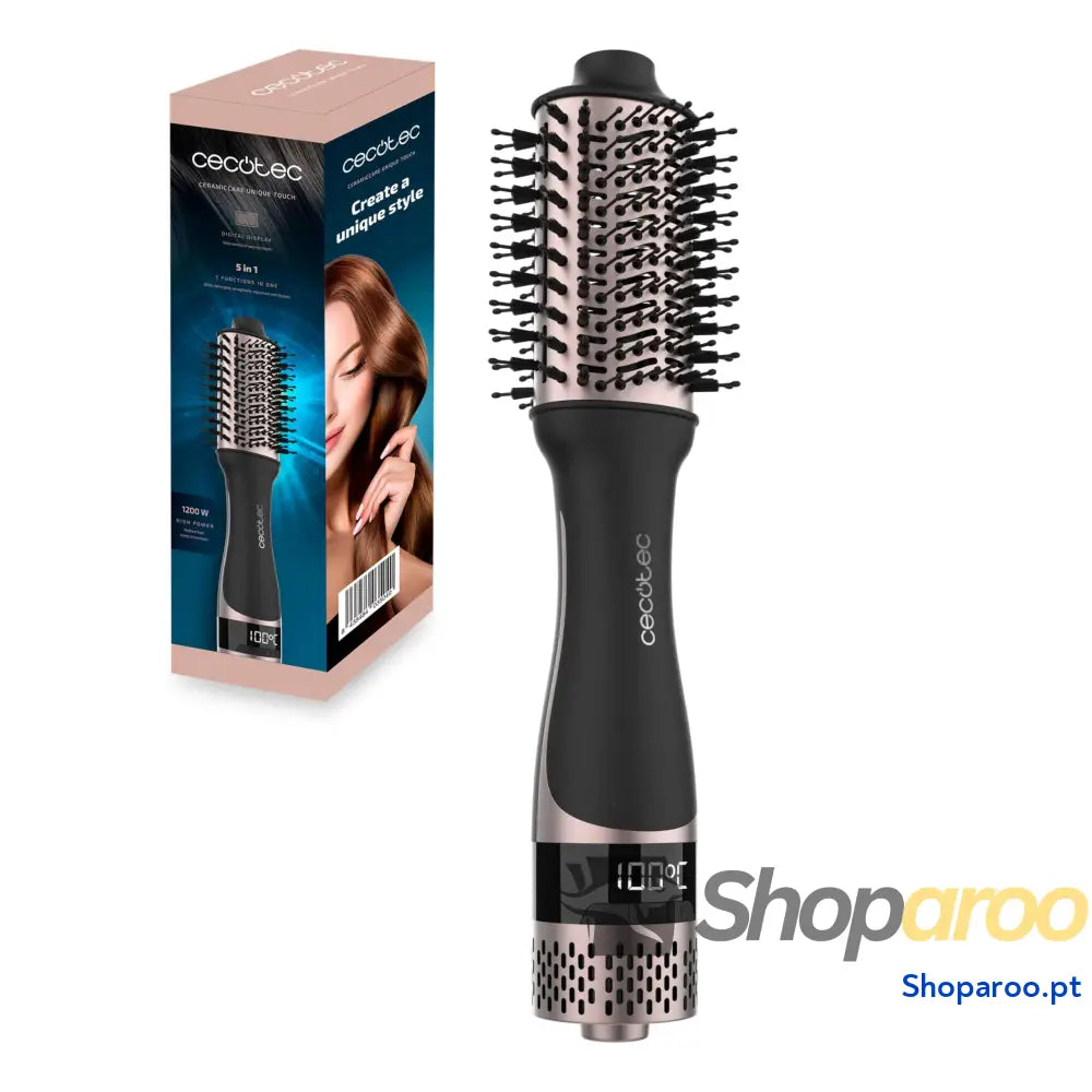 Escova Volumizadora Bamba Cecotec CeramicCare Exclusivo com Revestimento Cerâmico 1200W