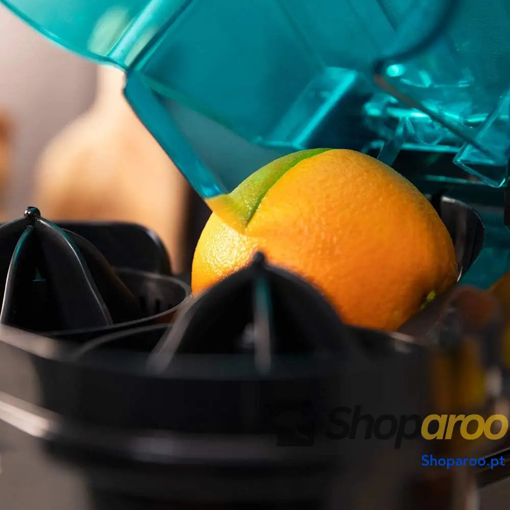 Cecotec Espremedor laranja elétrico essencial Vita Twice Black. 90 W Copo de 500 ml peças adequadas para máquina lavar