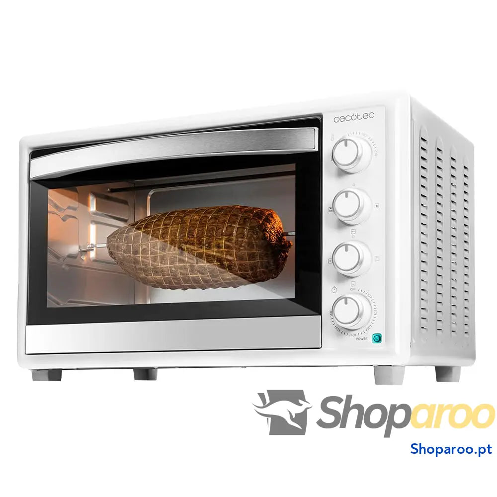 Cecotec Forno de mesa Bake &Toast 1090 Black 10 L 1000 W temporizador 60 min temperatura ajustável até 230 ºC assadeira