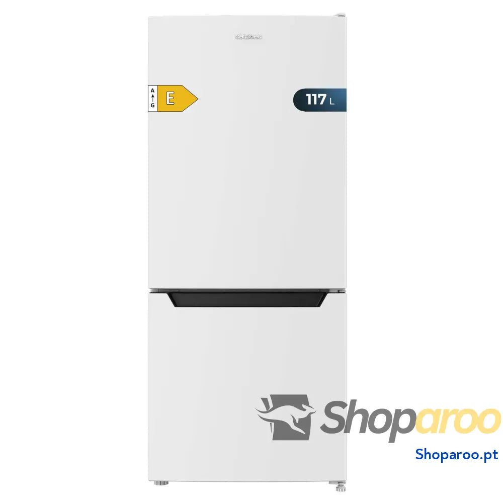 Cecotec Frigorífico Combi 2 Portas de 262 Litros Bolero CoolMarket Branco E. 176 cm Altura e 54 Largura Baixo Consumo