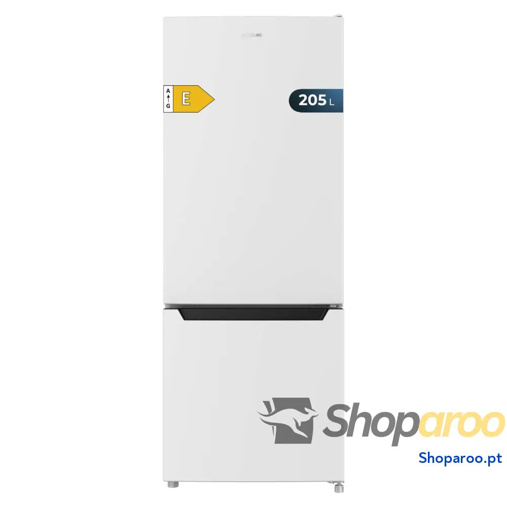 Cecotec Frigorífico Combi 2 Portas de 262 Litros Bolero CoolMarket Branco E. 176 cm Altura e 54 Largura Baixo Consumo