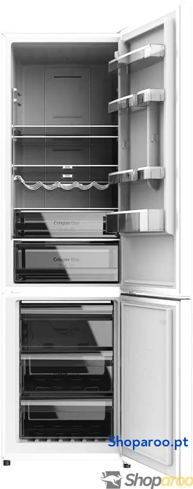 Cecotec Frigorífico Combi 2 portas de Bolero CoolMarket 322 Inox D. l altura 185 e 60 cm largura baixo consumo inversor