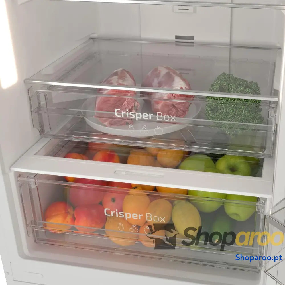 Cecotec Frigorífico Combi 2 portas de Bolero CoolMarket 322 Inox D. l altura 185 e 60 cm largura baixo consumo inversor