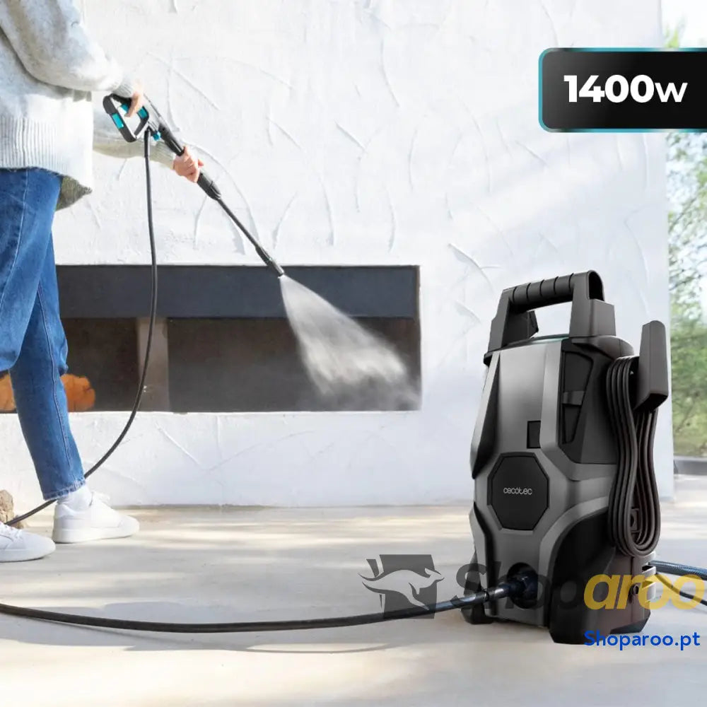 Cecotec HydroBoost 1400 Essential de alta pressão. W casa jardim ou carro fluxo 408 l/h pressão 105 bares bomba