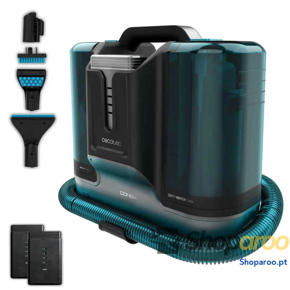 Cecotec Limpador de aspirador tapetes e com cabo Conga 4000 Carpet&Spot Clean XL Advance. 600 W 14 kPa 2 reservatórios: