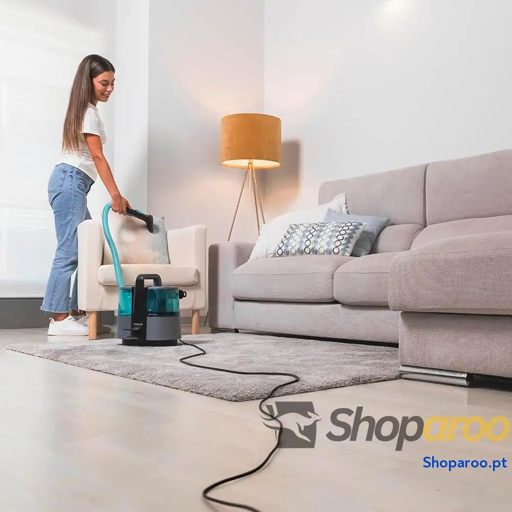 Cecotec Limpador de aspirador tapetes e com cabo Conga 4000 Carpet&Spot Clean XL Advance. 600 W 14 kPa 2 reservatórios: