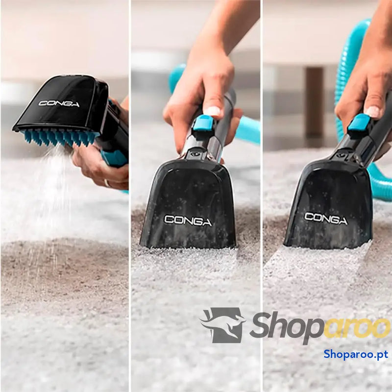 Cecotec Limpador de aspirador tapetes e com cabo Conga 4000 Carpet&Spot Clean XL Advance. 600 W 14 kPa 2 reservatórios: