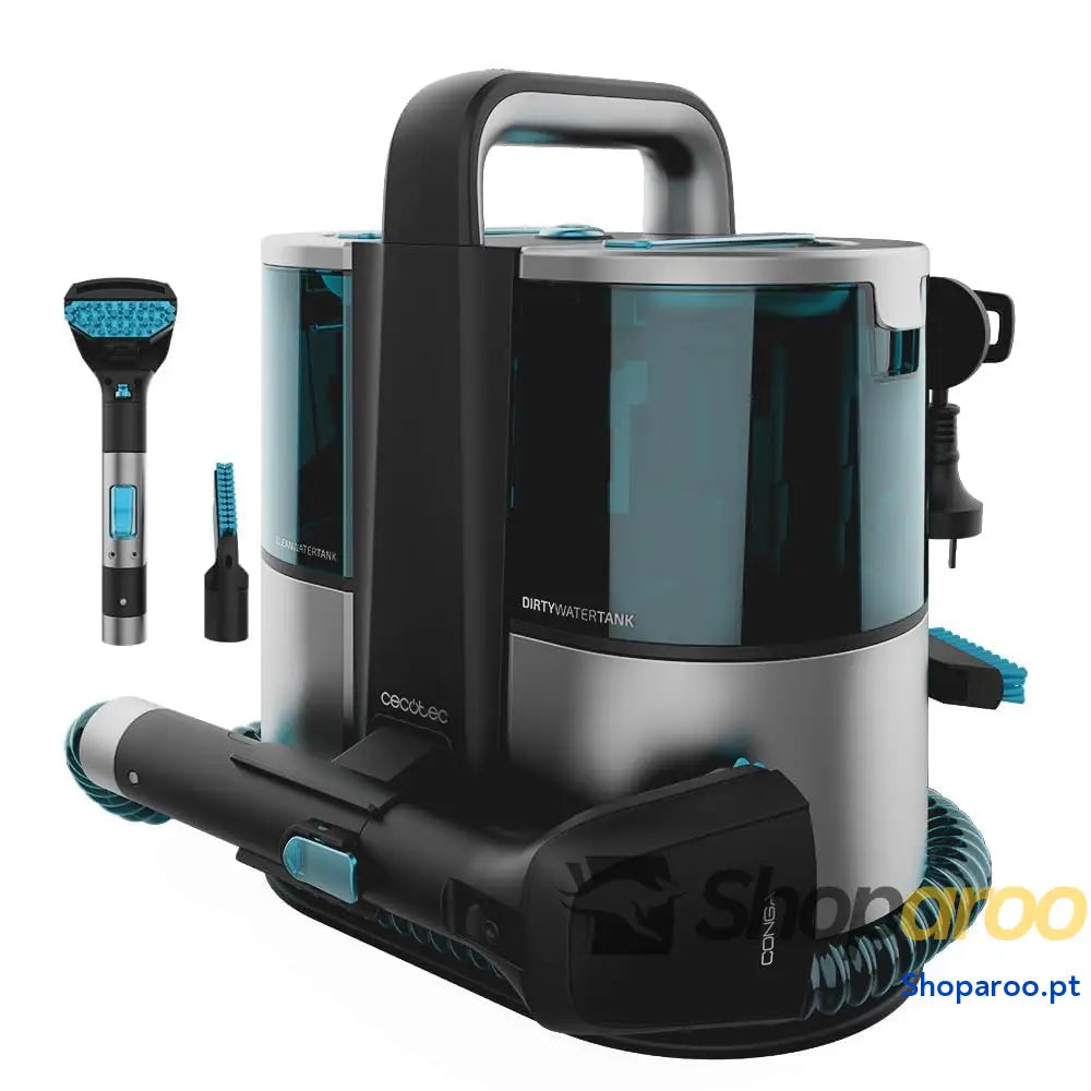 Cecotec Limpador de aspirador tapetes e com cabo Conga 4000 Carpet&Spot Clean XL Advance. 600 W 14 kPa 2 reservatórios: