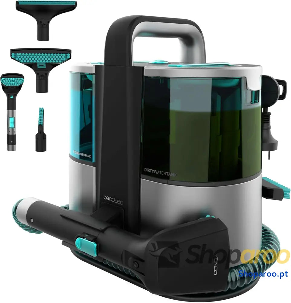 Cecotec Limpador de aspirador tapetes e com cabo Conga 4000 Carpet&Spot Clean XL Advance. 600 W 14 kPa 2 reservatórios: