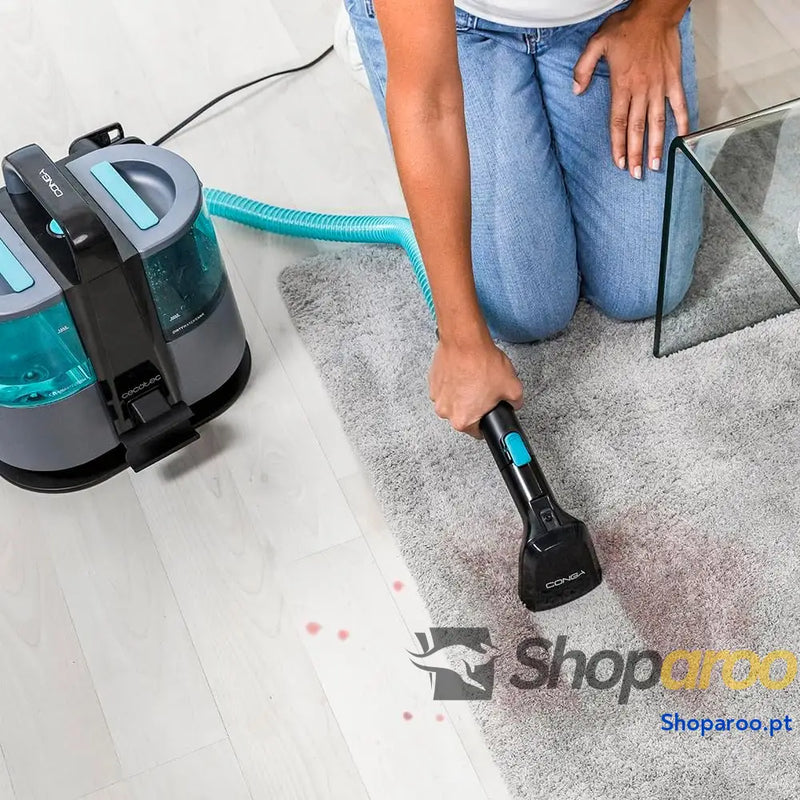 Cecotec Limpador de aspirador tapetes e com cabo Conga 4000 Carpet&Spot Clean XL Advance. 600 W 14 kPa 2 reservatórios: