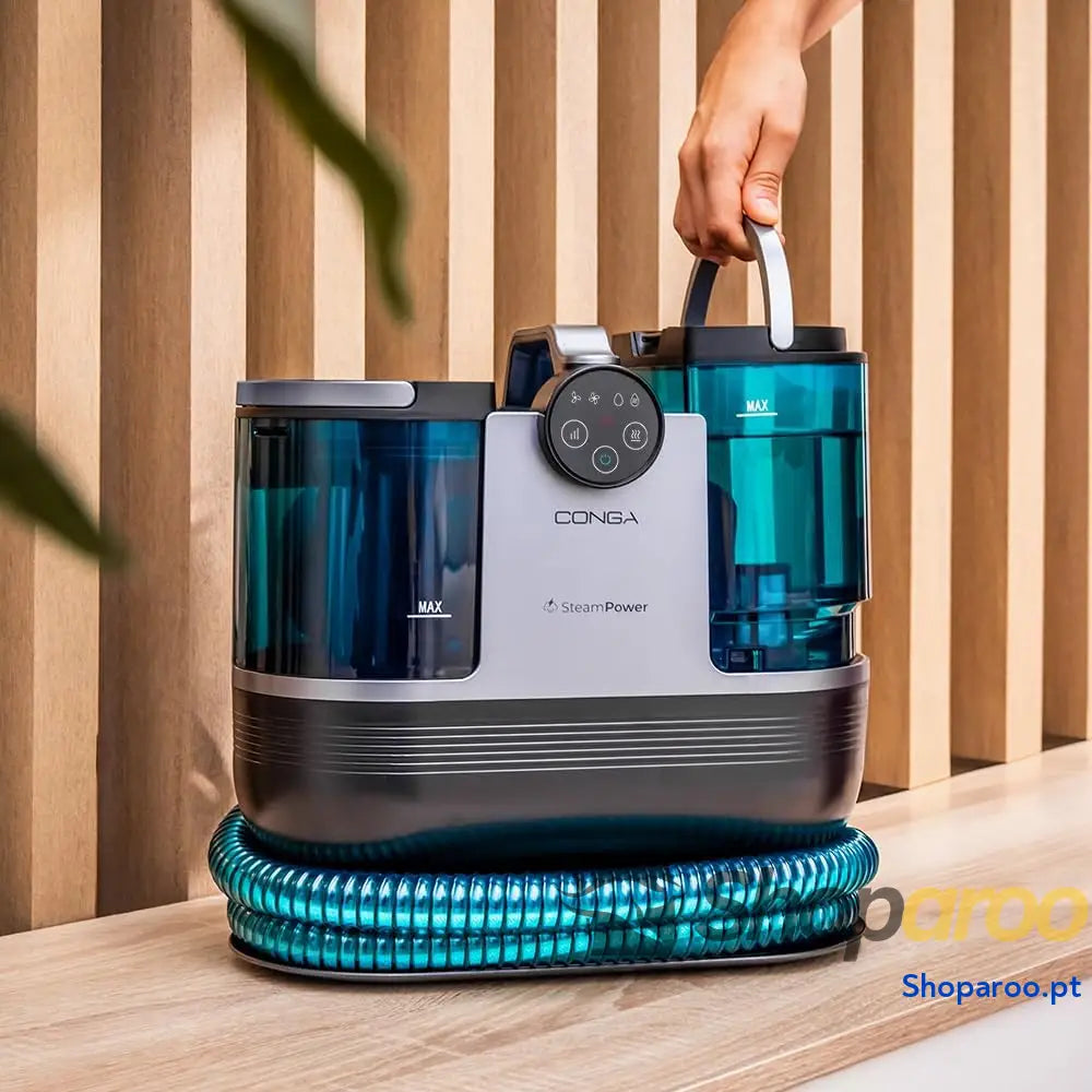 Cecotec Limpiador Aspirador de Tapicerias y Alfombras Conga 7000 Carpet&Spot Clean Steam XXL 1700W Limpieza 3en1